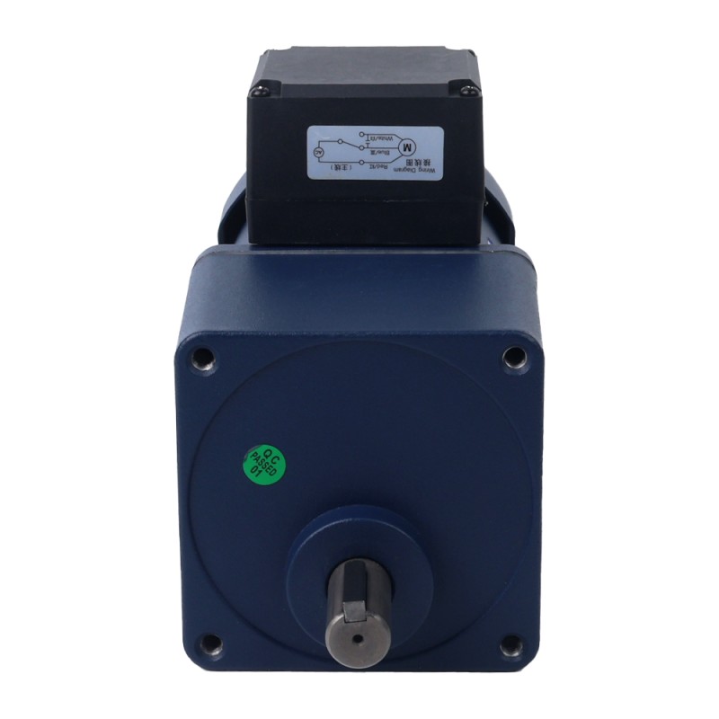 120W 220VAC 50Hz 450RPM 2.12Nm(300.22oz.in) Flange 90mm Spur Gearbox Single-phase AC Induction  Motor - 5IK120GU-CFT/5GU3KB | StepperOnline UK