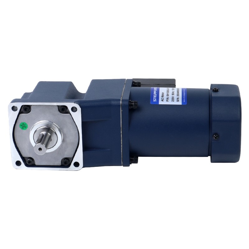 120W 220VAC 50Hz 13.5RPM 40.00Nm(5664.47oz.in) Flange 90mm Right Angle Gearbox Keyway Shaft Single-phase AC Induction  Motor - 5IK120GU-CFT/5GU100RT | StepperOnline UK