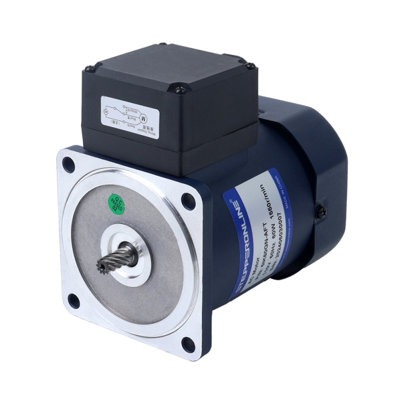 60W 110VAC 60Hz 51.6RPM 7.72Nm(1093.24oz.in) Flange 90mm Spur Gearbox Single-phase AC Induction  Motor - 5IK60GN-AFT/5GN30K | StepperOnline UK