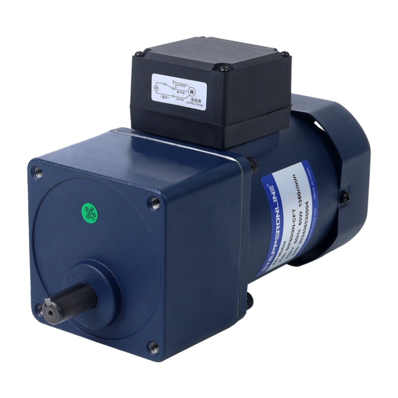 60W 220VAC 50Hz 90RPM 4.93Nm(698.15oz.in) Flange 90mm Spur Gearbox Single-phase AC Induction  Motor - 5IK60GN-CFT/5GN15K | StepperOnline UK