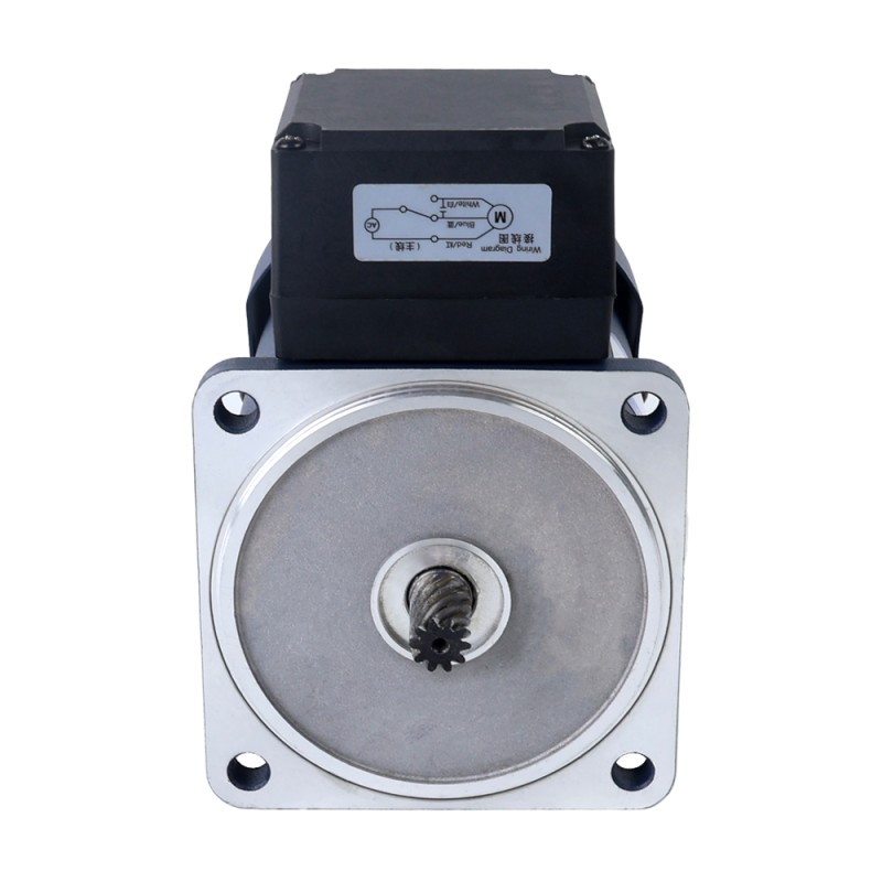 90W 220VAC 50Hz 27RPM 21.00Nm(2973.84oz.in) Flange 90mm Right Angle Gearbox Keyway Shaft Single-phase AC Induction  Motor - 5IK90GU-CFT/5GU50RT | StepperOnline UK