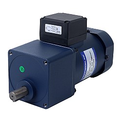 90W 220VAC 50Hz 450RPM 1.56Nm(221.34oz.in) Flange 90mm Spur Gearbox Single-phase AC Induction Motor