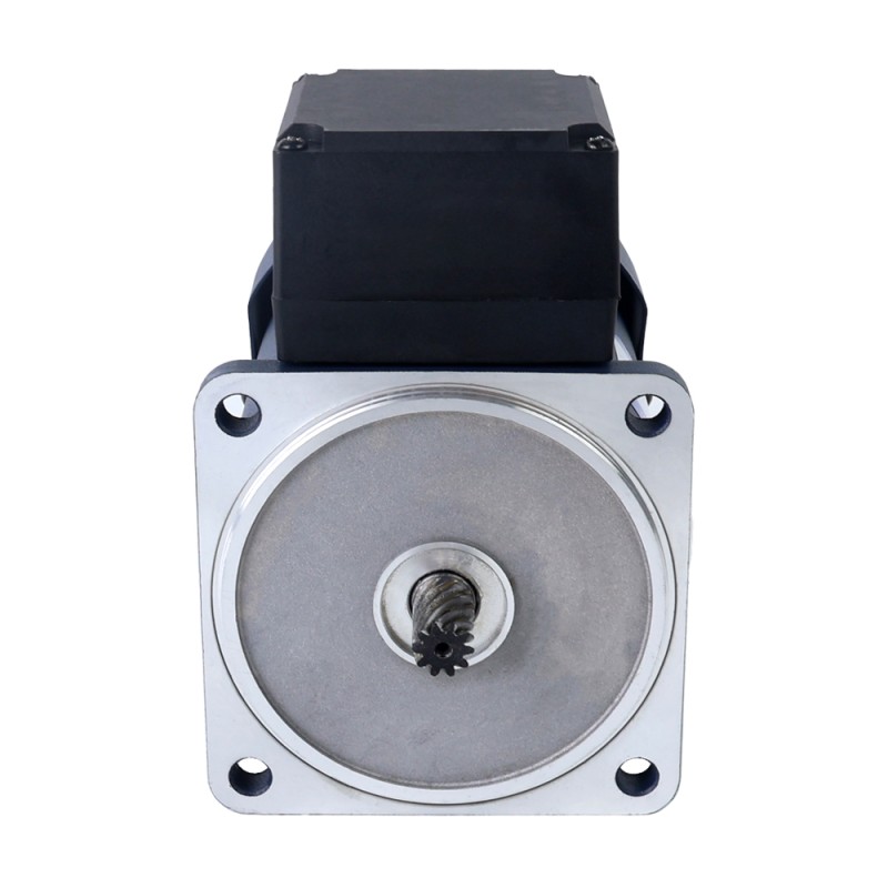 90W 220VAC/380VAC 50/60Hz 13.5RPM 40.00Nm(5664.47oz.in) Flange 90mm Right Angle Gearbox Keyway Shaft Three-phase AC Induction  Motor - 5IK90GU-S/S3FT/5GU100RT | StepperOnline UK