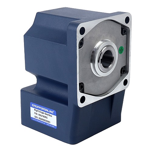 Brushed 48V 250W 33.73Nm(4776.57oz.in) 16.67RPM w/ 180:1 Right Angle Gearbox DC Gear Motor - F6D250-48GU-30S/6GU180RC | StepperOnline UK