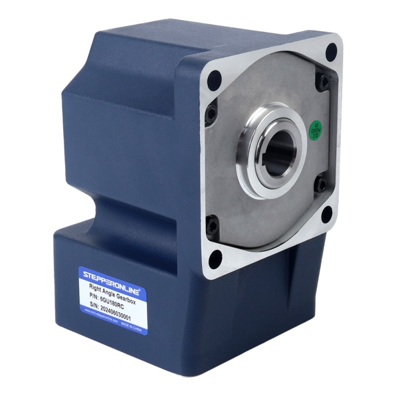 200W 220VAC/380VAC 50/60Hz 7.5RPM 60.00Nm(8496.70oz.in) Flange 104mm Right Angle Gearbox Hollow Shaft Three-phase AC Induction  Motor - 6IK200GU-S/S3FT/6GU180RC | StepperOnline UK