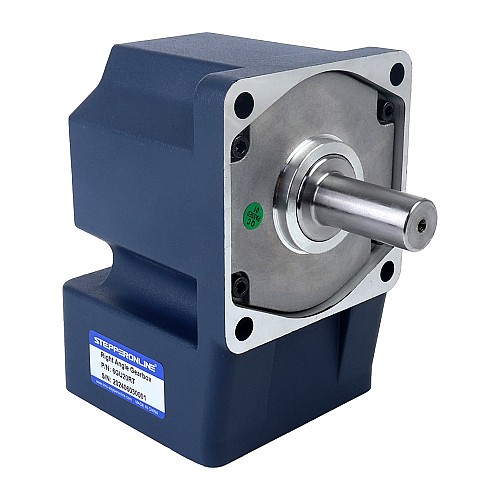 Brushed 48V 250W 19.69Nm(2788.34oz.in) 90RPM w/ 20:1 Right Angle Gearbox DC Gear Motor - F6D250-48GU-18S/6GU20RT | StepperOnline UK