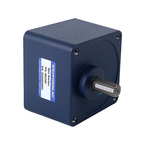 24V 200W 100RPM Geared Brushless DC Motor 12.61Nm(1785.73oz.in) 30:1 Spur Gearbox - F6B200-24GU-30S/6GU30K | StepperOnline UK