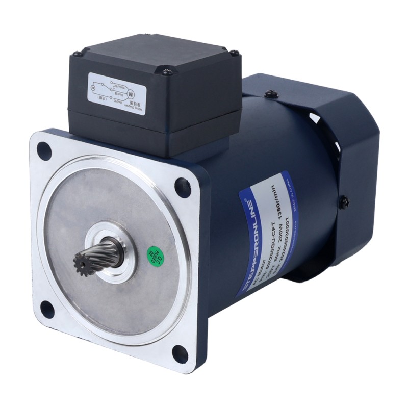 200W 220VAC 50Hz 135RPM 10.00Nm(1416.12oz.in) Flange 104mm Right Angle Gearbox Keyway Shaft Single-phase AC Induction  Motor - 6IK200GU-CFT/6GU10RT | StepperOnline UK