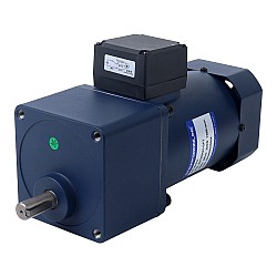 200W 220VAC 50Hz 450RPM 3.11Nm(440.41oz.in) Flange 104mm Spur Gearbox Single-phase AC Induction Motor