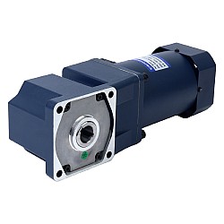 200W 220VAC 135RPM 10.00Nm(1416.12oz.in) Flange 104mm Right Angle Gearbox Hollow Shaft Single-phase AC Induction Motor