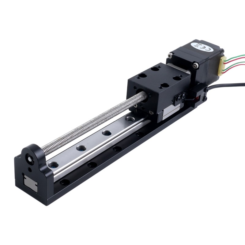 Nema 11 Stepper Ball Screw Linear Actuator 1.0A Stroke 100mm 0.05Nm(7.08oz.in) Lead 10mm(0.3937) with Sensor - LMD11S13B1M10-100 | StepperOnline UK