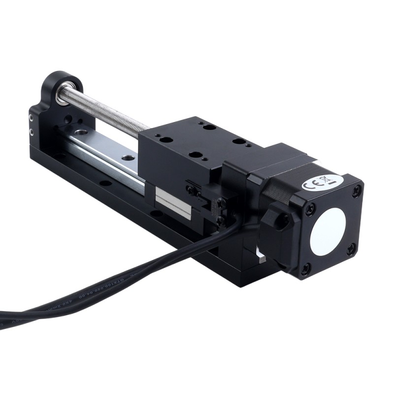 Nema 14 Stepper Ball Screw Linear Actuator 1.5A Stroke 80mm 0.14Nm(19.83oz.in) Lead 2mm(0.07874) with Sensor - LMD14S13BAB15-080 | StepperOnline UK