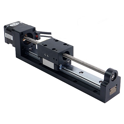 Nema 14 Stepper Lead Screw Linear Actuator 1.5A Stroke 120mm 0.14Nm(19.83oz.in) Lead 6.35mm(0.25) with Sensor - LMD14S13RF15-120 | StepperOnline UK