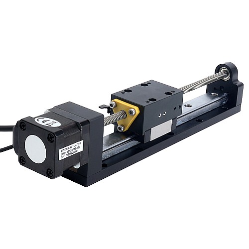 Nema 14 Stepper Lead Screw Linear Actuator 1.5A Stroke 120mm 0.14Nm(19.83oz.in) Lead 6.35mm(0.25) with Sensor - LMD14S13RF15-120 | StepperOnline UK