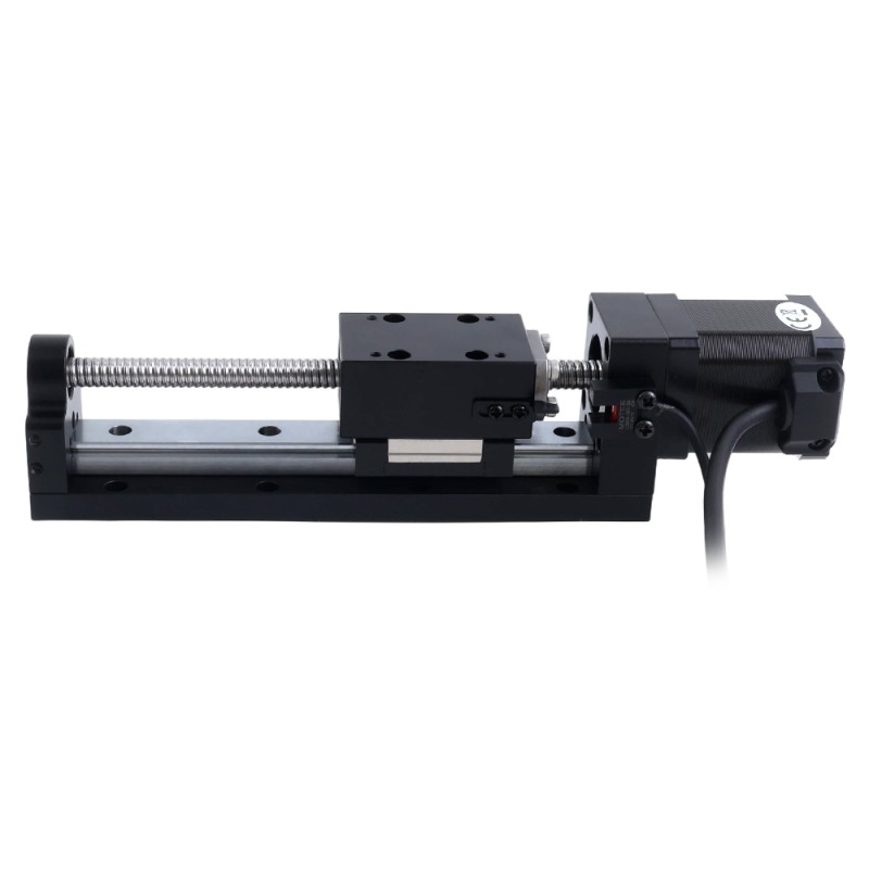 Nema 14 Stepper Ball Screw Linear Actuator 1.5A Stroke 80mm 0.20Nm(28.32oz.in) Lead 1mm(0.03937) with Sensor - LMD14S18BSB15-080 | StepperOnline UK