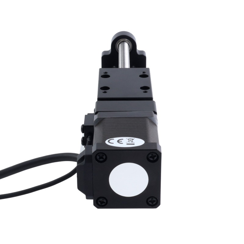 Nema 14 Stepper Ball Screw Linear Actuator 1.5A Stroke 80mm 0.20Nm(28.32oz.in) Lead 1mm(0.03937) with Sensor - LMD14S18BSB15-080 | StepperOnline UK