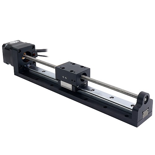 Nema 17 Stepper Lead Screw Linear Actuator 1.5A Stroke 200mm 0.25Nm(35.40oz.in) Lead 2.54mm(0.1) with Sensor - LMD17S13GF15-200 | StepperOnline UK