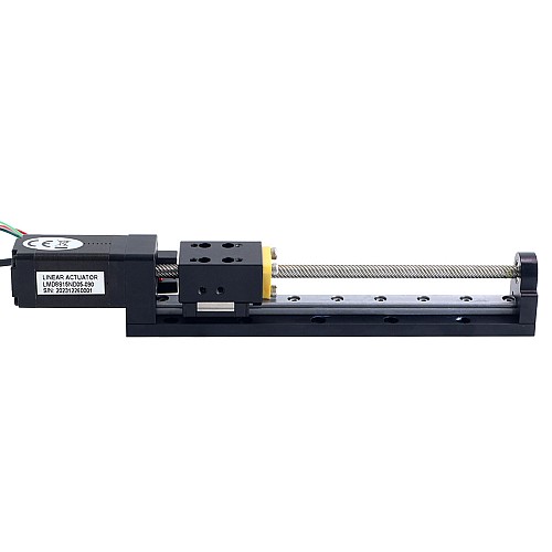Nema 8 Stepper Lead Screw Linear Actuator 0.5A Stroke 90mm 0.02Nm(2.832oz.in) Lead 10.16mm(0.4) with Sensor - LMD8S15ND05-090 | StepperOnline UK