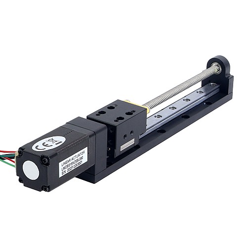 Nema 8 Stepper Lead Screw Linear Actuator 0.5A Stroke 90mm 0.02Nm(2.832oz.in) Lead 10.16mm(0.4) with Sensor - LMD8S15ND05-090 | StepperOnline UK