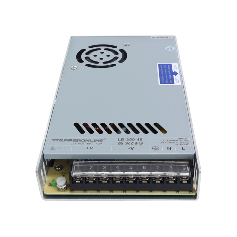 350W 48V 7.3A 115/230V Switching Power Supply Stepper Motor CNC Router Kits - LE-350-48 | StepperOnline UK