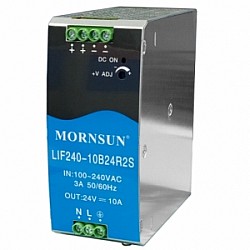 240W 48V 5.0A 85-264VAC/120-370VDC DIN Rail Switching Power Supply with PFC Function