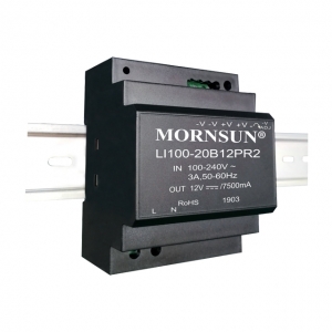 100W 15V 6.5A 85-264VAC/120-370VDC DIN Rail Switching Power Supply - LI100-20B15PR2 | StepperOnline UK