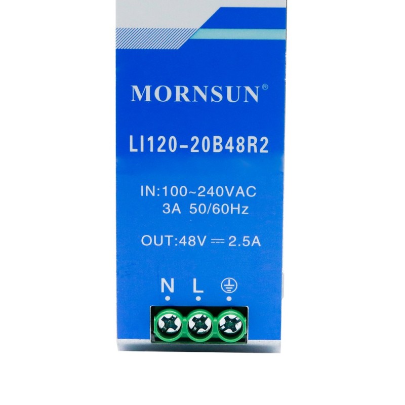 120W 12V 10.0A 85-264VAC/120-370VDC DIN Rail Switching Power Supply - LI120-20B12R2 | StepperOnline UK