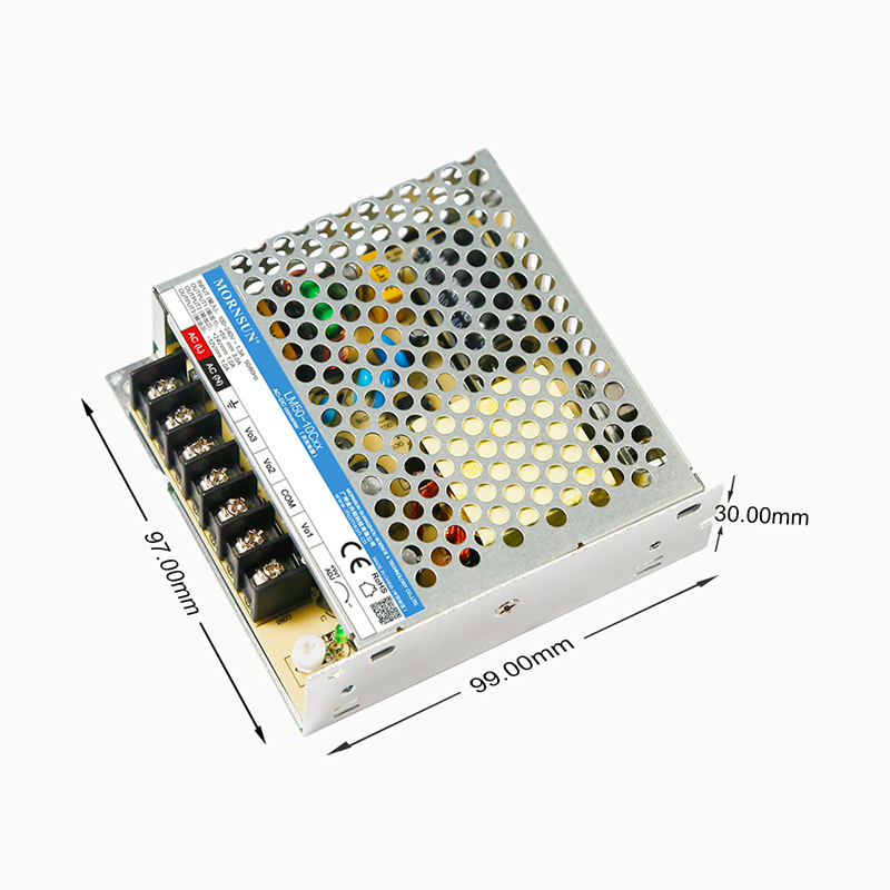 50W 5V/4A 12V/2A -12V/0.5A 85-264VAC/120-370VDC Switching Power Supply - LM50-10C051212-20 | StepperOnline UK