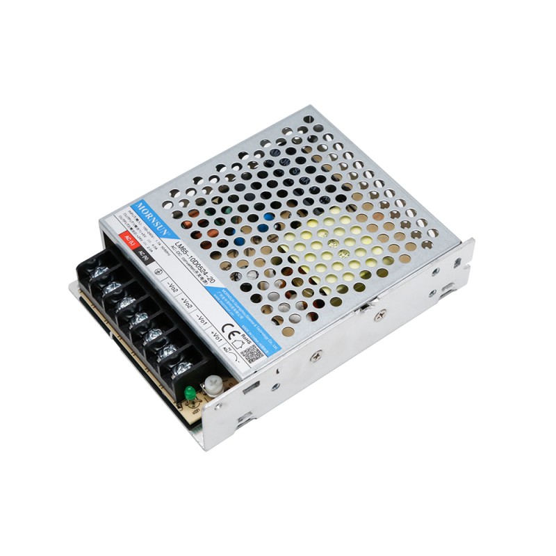 65W 5.1V/4A 24V/2A 90-264VAC/120-370VDC Switching Power Supply - LM65-10D0524-20-QL | StepperOnline UK