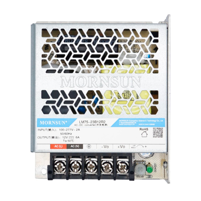 75W 36V 2.1A 80-305VAC/100-430VDC Switching Power Supply - LM75-23B36R2 | StepperOnline UK