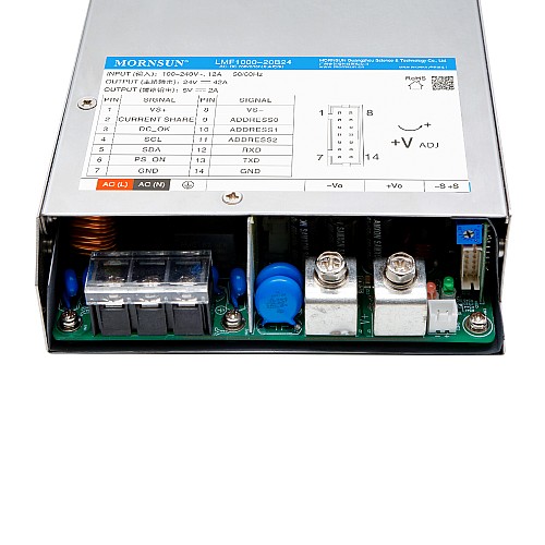 1000W 12V 80.0A 90-264VAC/120-370VDC Switching Power Supply with PFC Function - LMF1000-20B12 | StepperOnline UK