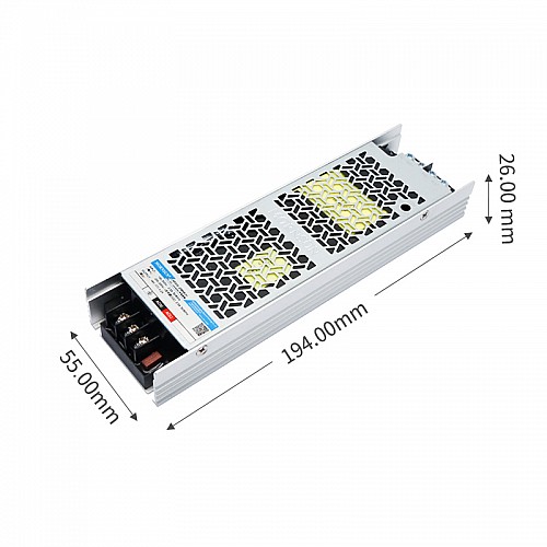 200W 28V 7.15A 85-305VAC/120-430VDC Switching Power Supply with PFC Function - LMF200-23B28UH | StepperOnline UK