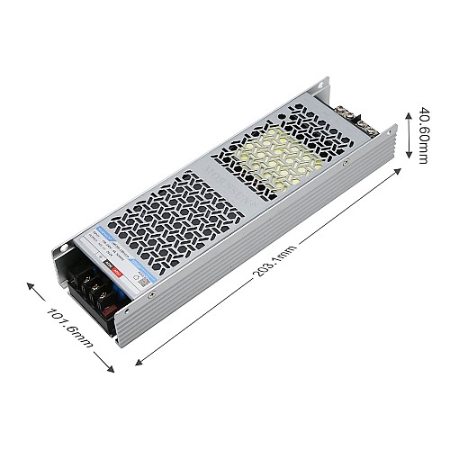 350W 12V 29.2A 85-305VAC/120-430VDC Switching Power Supply with PFC Function - LMF350-23B12UH | StepperOnline UK