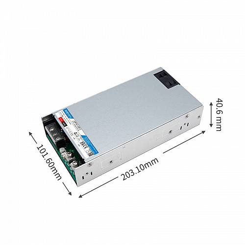 500W 24V 20.9A 80-264VAC/110-370VDC Switching Power Supply with PFC Function - LMF500-20B24 | StepperOnline UK