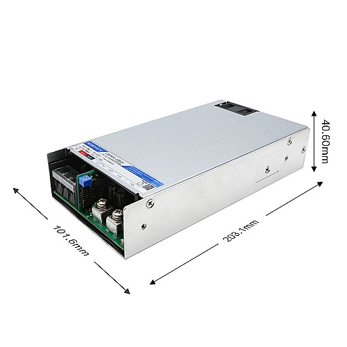 600W 24V 25.0A 80-277VAC/110-390VDC Switching Power Supply with PFC Function - LMF600-20B24 | StepperOnline UK