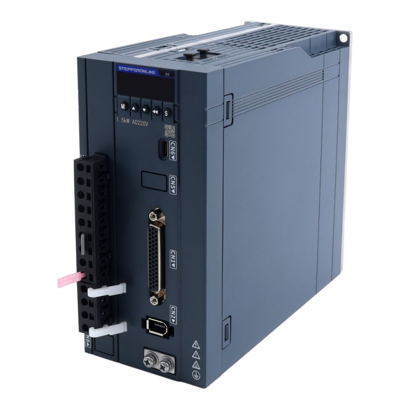 A6 Series 1500W RS485 AC Servo Motor Kit 3000rpm 4.78Nm w/ Brake 17-Bit Absolute Encoder IP67 - A6-RS1500H2B1-M17 | StepperOnline UK