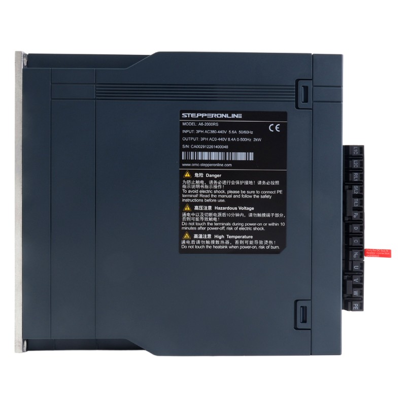 A6 Series 2500W RS485 AC Servo Motor Kit 3000rpm 7.96Nm 17-Bit Absolute Encoder IP67 - A6-RS2500H3A1-M17 | StepperOnline UK