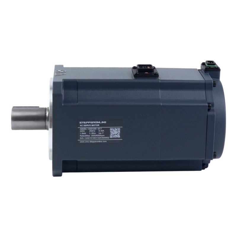 A6 Series 1000W PROFINET AC Servo Motor Kit 3000rpm 3.18Nm w/ Brake 17-Bit Absolute Encoder IP67 - A6-PN1000H2B1-M17 | StepperOnline UK