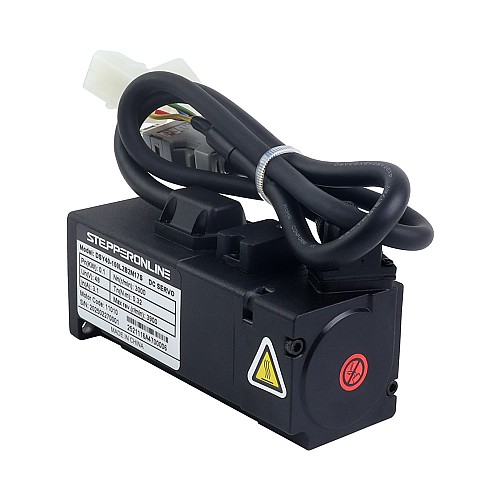 DSY Series 100W CANopen DC Servo Motor 24-70VDC 0.318Nm w/ Brake 3000rpm 17-Bit Incremental Encoder IP65 - DSY-C100L2B2-M17S | StepperOnline UK