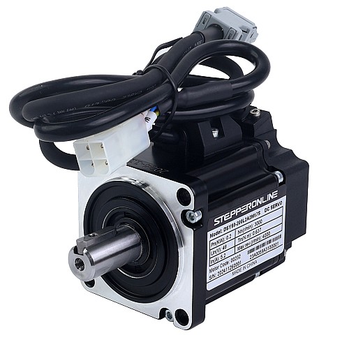 DSY Series 200W CANopen DC Servo Motor 24-70VDC 0.637Nm 3000rpm 17-Bit Incremental Encoder IP65 - DSY-C200L2A2-M17S | StepperOnline UK