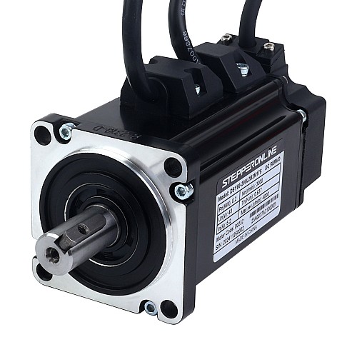 DSY Series 200W CANopen DC Servo Motor 24-70VDC 0.637Nm w/ Brake 3000rpm 17-Bit Incremental Encoder IP65 - DSY-C200L2B2-M17S | StepperOnline UK