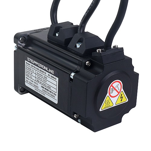 DSY Series 200W CANopen DC Servo Motor 24-70VDC 0.637Nm w/ Brake 3000rpm 17-Bit Incremental Encoder IP65 - DSY-C200L2B2-M17S | StepperOnline UK