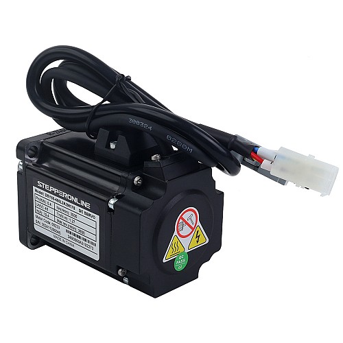 DSY Series 400W CANopen DC Servo Motor 24-70VDC 1.27Nm 3000rpm 17-Bit Incremental Encoder IP65 - DSY-C400L2A2-M17S | StepperOnline UK