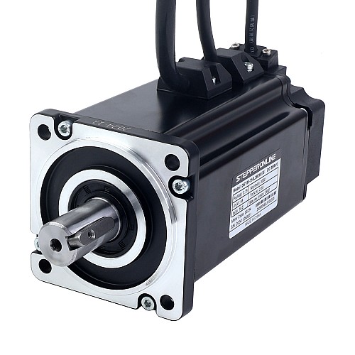 DSY Series 750W CANopen DC Servo Motor 24-70VDC 2.39Nm w/ Brake 3000rpm 17-Bit Incremental Encoder IP65 - DSY-C750L2B2-M17S | StepperOnline UK