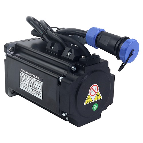 DSY Series 750W CANopen DC Servo Motor 24-70VDC 2.39Nm w/ Brake 3000rpm 17-Bit Incremental Encoder IP65 - DSY-C750L2B2-M17S | StepperOnline UK