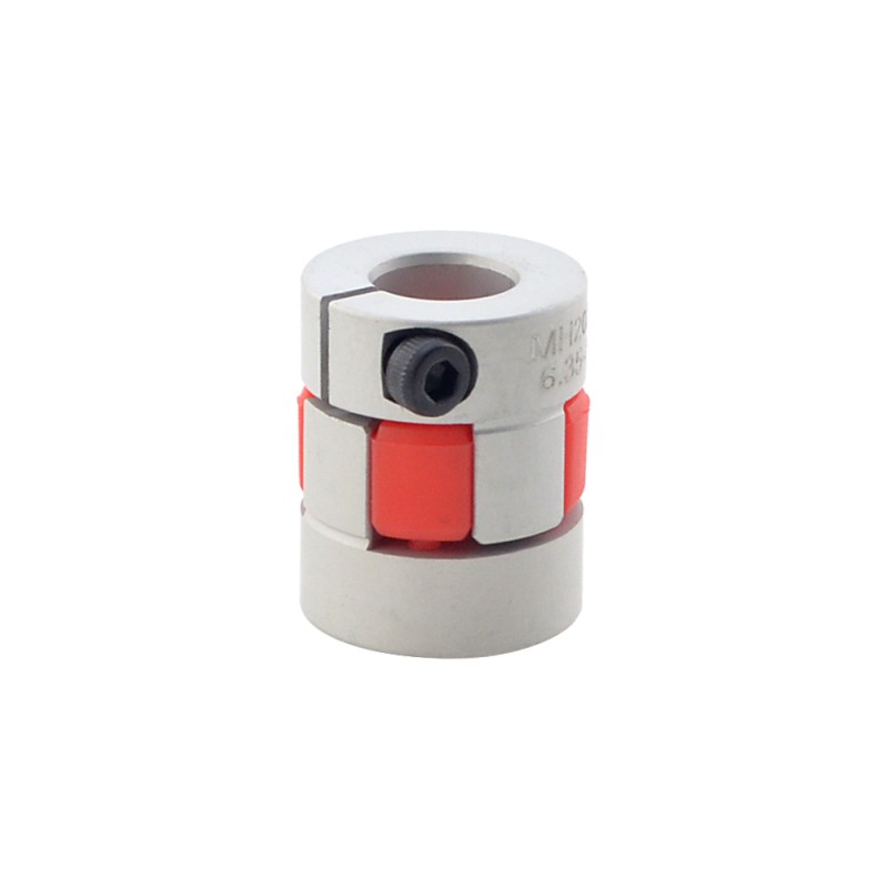 6.35mm - 10mm Flexible Jaw Coupling 20x25mm CNC Stepper Motor Shaft Coupler - MH2025-6.35-10 | StepperOnline UK