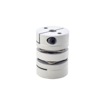 5mm - 6mm Flexible Double Disc Coupling 26x35mm CNC Stepper Motor Shaft Coupler