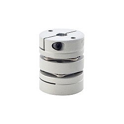 8mm - 14mm Flexible Double Disc Coupling 32x41mm CNC Stepper Motor Shaft Coupler
