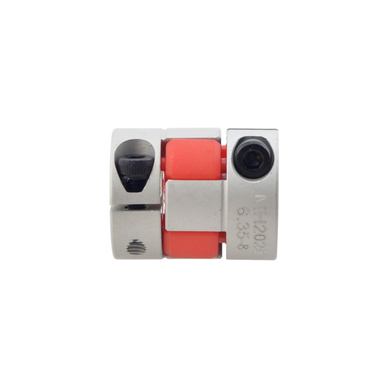 6.35mm - 8mm Flexible Jaw Coupling 20x25mm CNC Stepper Motor Shaft Coupler - MH2025-6.35-8 | StepperOnline UK