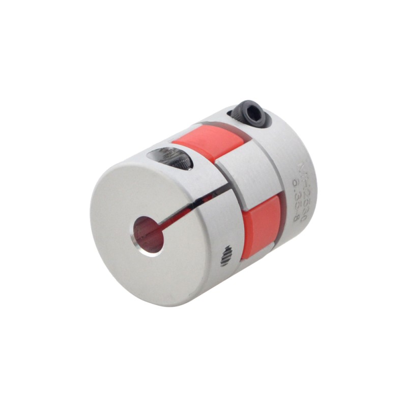 6.35mm - 8mm Flexible Jaw Coupling 25x30mm CNC Stepper Motor Shaft Coupler - MH2530-6.35-8 | StepperOnline UK